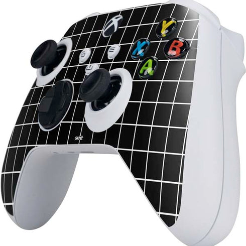 Black Grid Xbox Series S Controller Skin